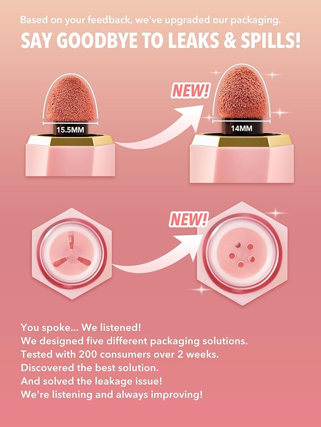SHEGLAM Makeup - Color Bloom Liquid Blush Matte Finish - Long-wearing Waterproof Gel-Cream Blush with Sponge Tip Applicator (Cutie Pie)