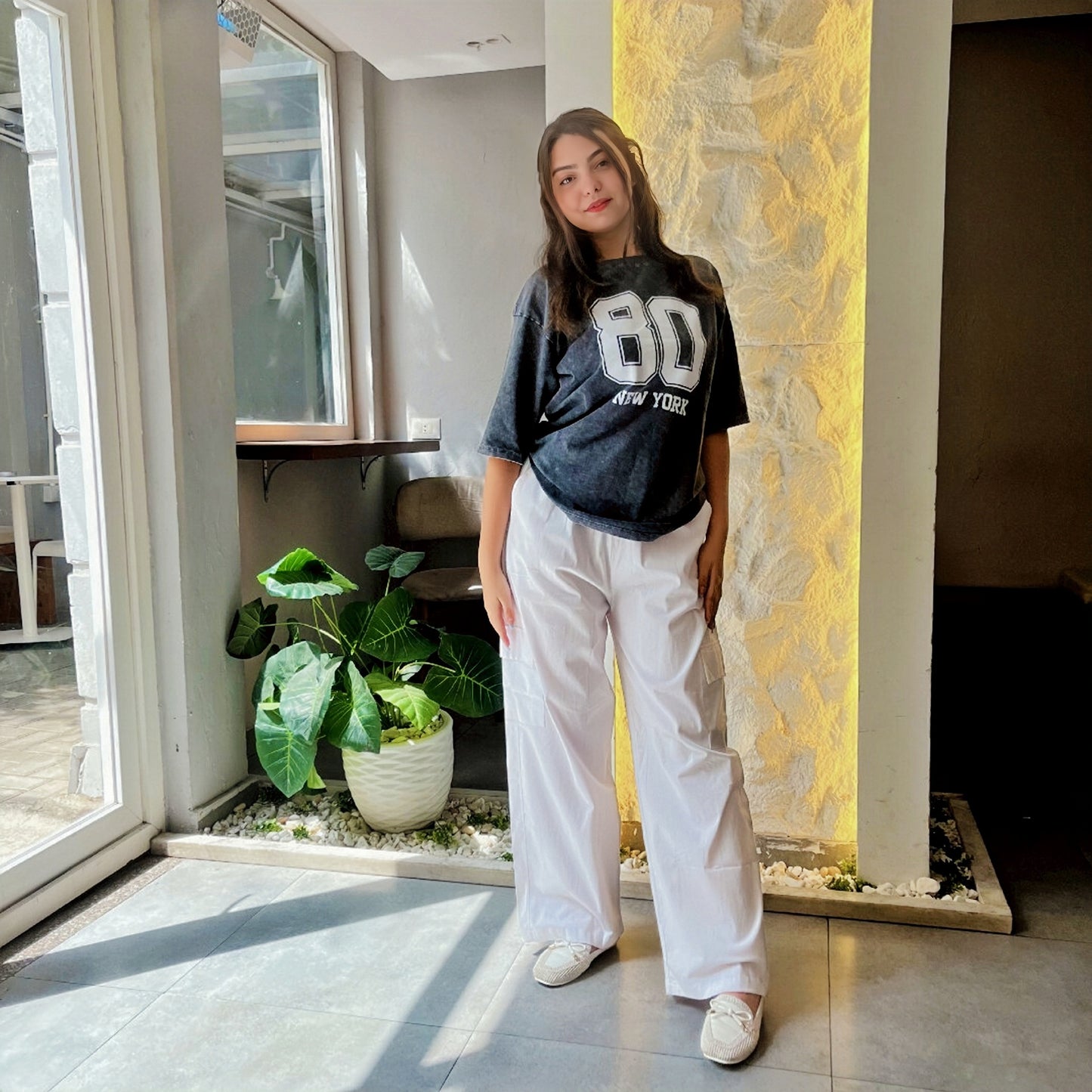 oversized “80 NEW YORK” t-shirt