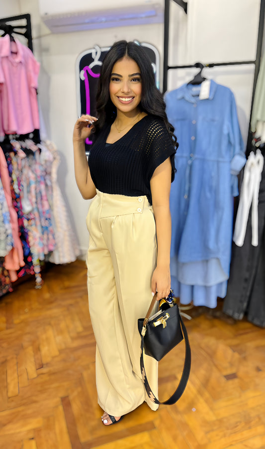 "Wide Leg Formal Pants – Timeless Elegance with a Modern Twist!