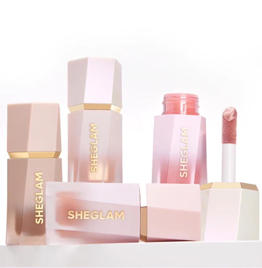SHEGLAM Makeup - Color Bloom Liquid Blush Matte Finish - Long-wearing Waterproof Gel-Cream Blush with Sponge Tip Applicator (Cutie Pie)