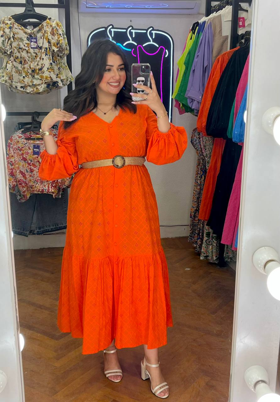 Rokama Long Dress – Effortless Grace in Every Step