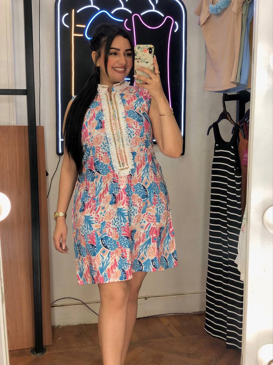 Bloom & Go: Flowery Mini Dress