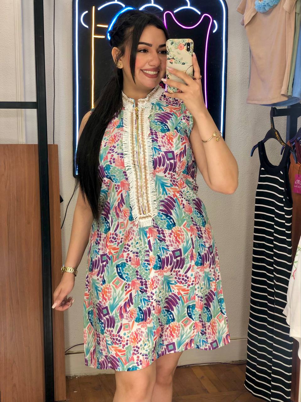 Bloom & Go: Flowery Mini Dress