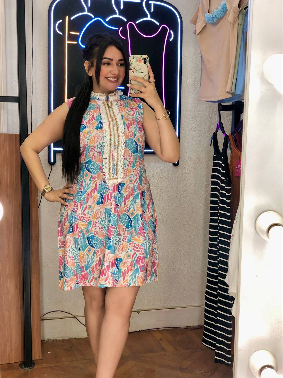 Bloom & Go: Flowery Mini Dress