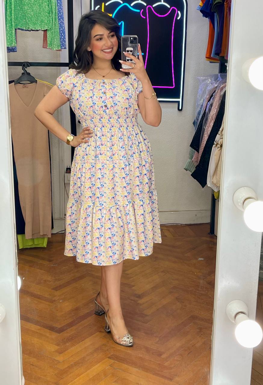 Mini Patterned Dress – Bold, Playful, Effortless