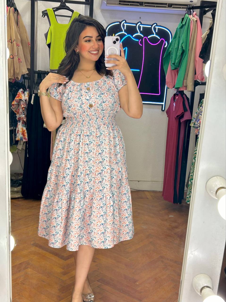 Mini Patterned Dress – Bold, Playful, Effortless