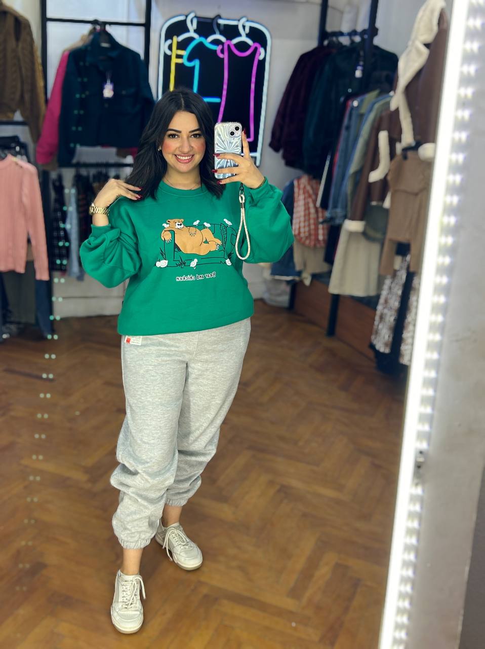trendy cotton sweatpants