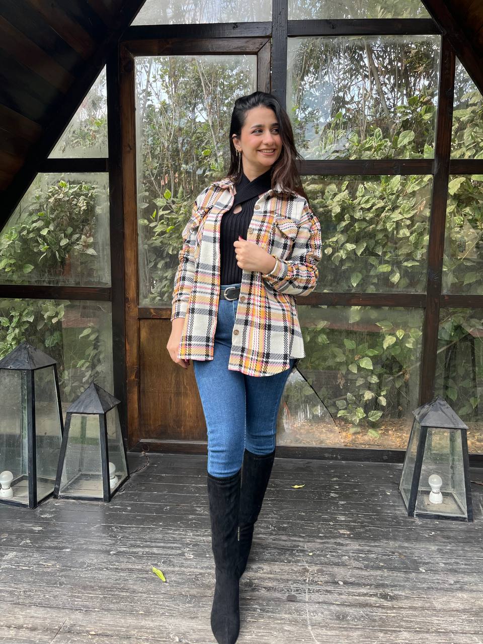 Checkered Chemise