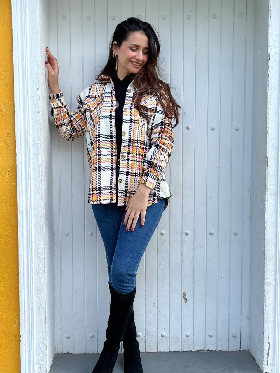 Checkered Chemise
