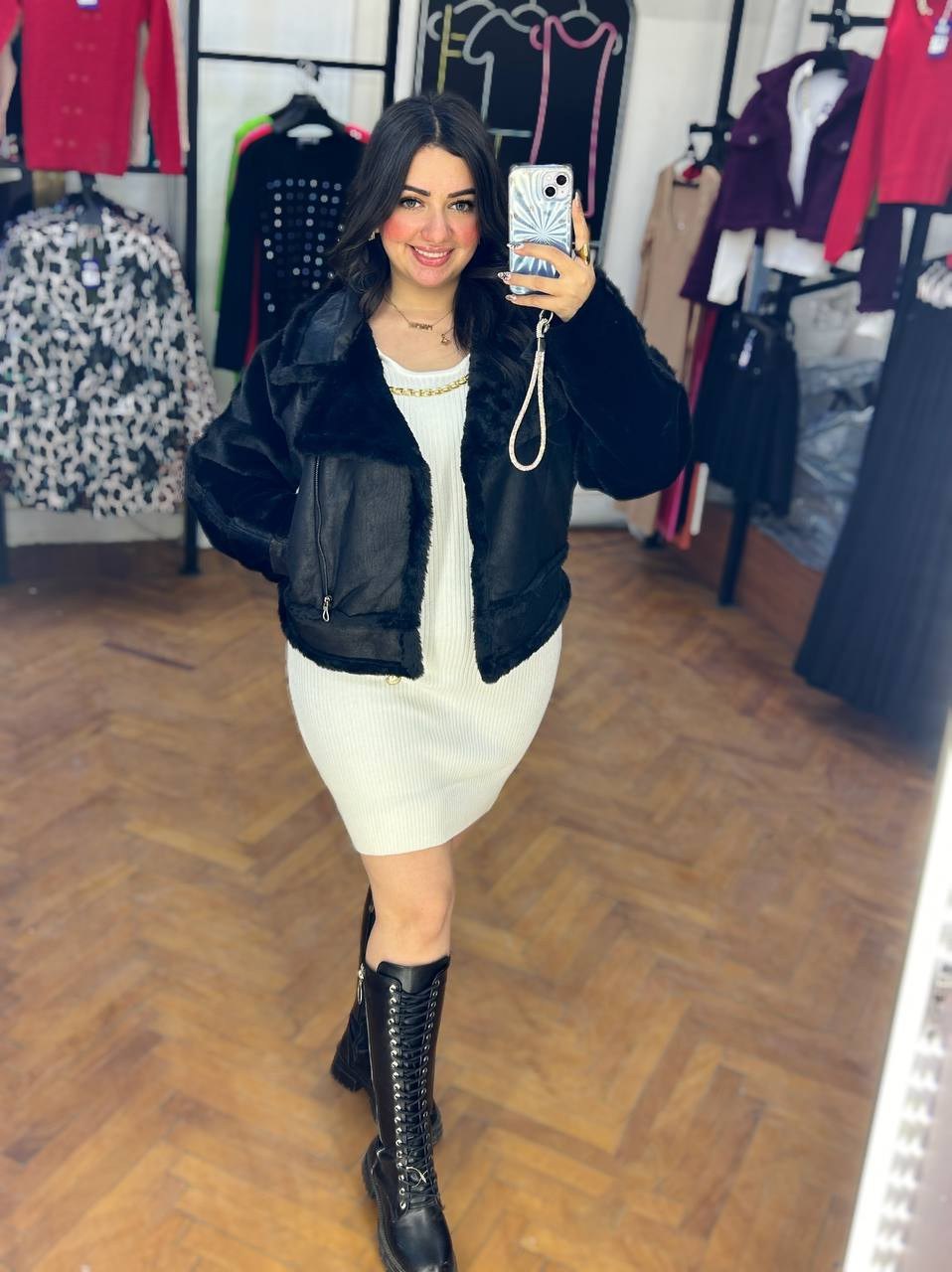 سترة فاخرة من الفرو