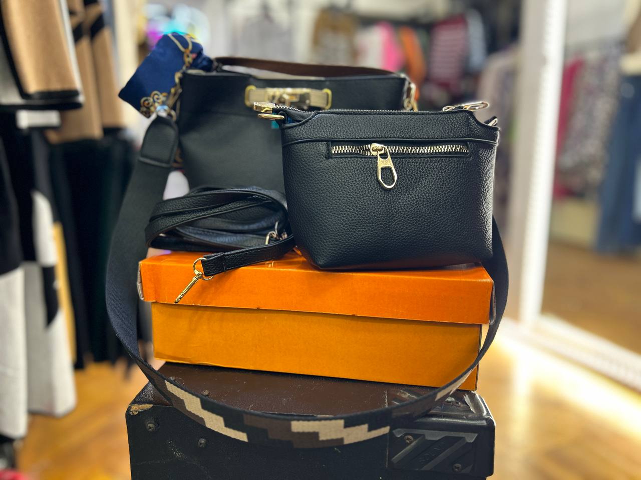 trendy high copy hermis elegant 2 in 1 bag