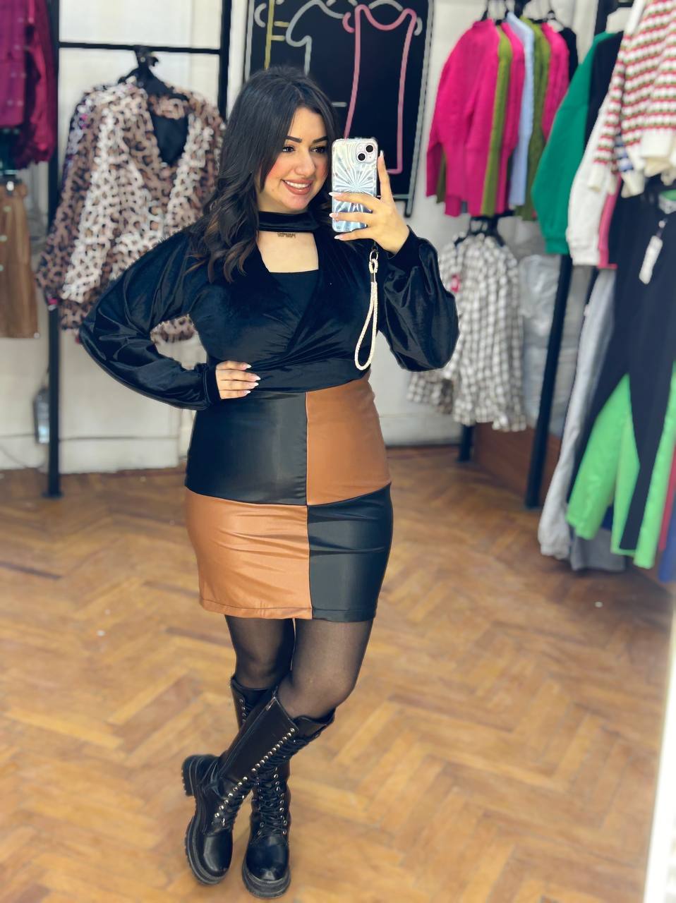 luxurious velvet blouse