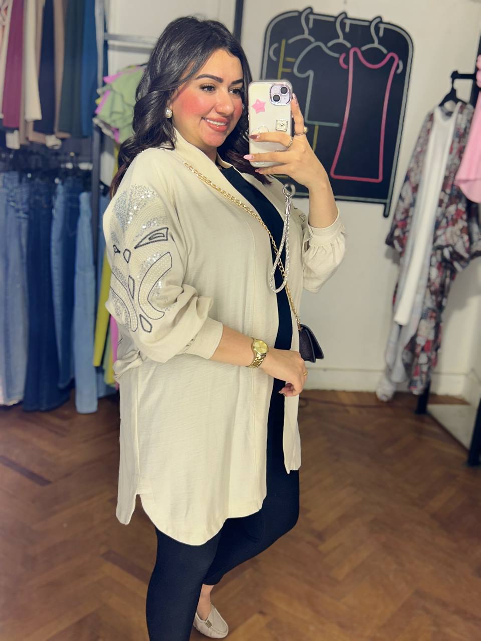 Shine Bright with Sequin Embroidered Cardigans – Where Elegance Meets Sparkle