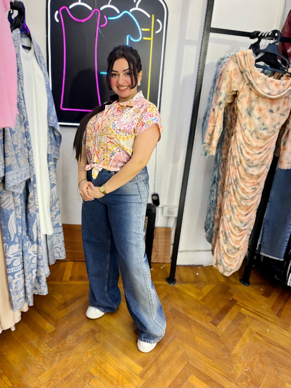 short sleeves blouse