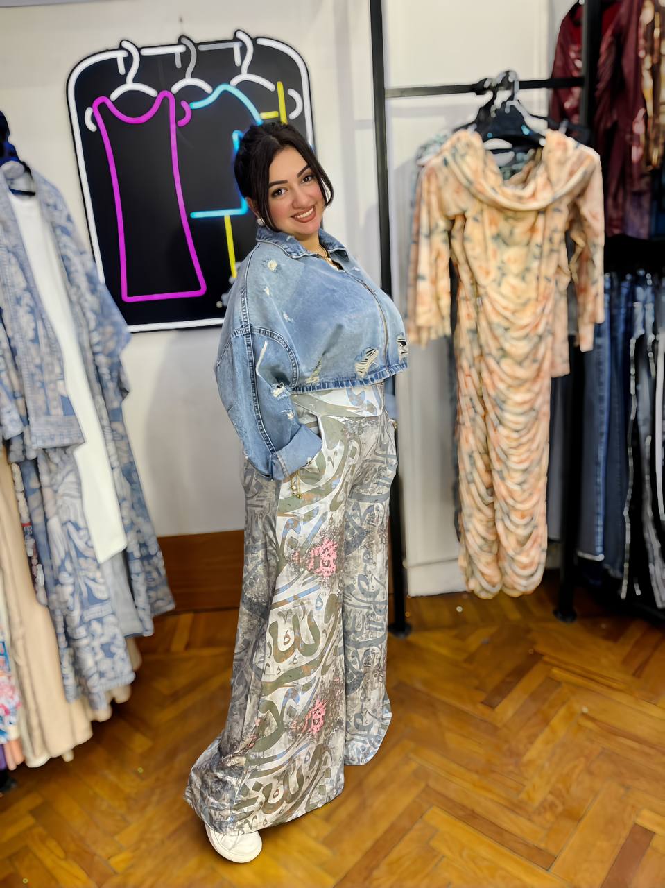 Printed WideLeg pants