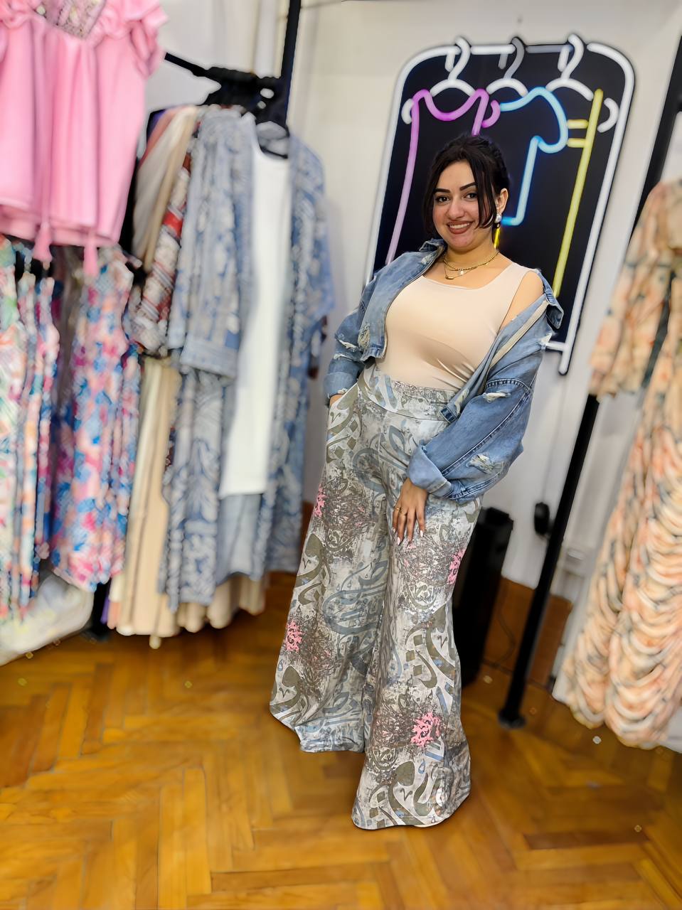 Printed WideLeg pants