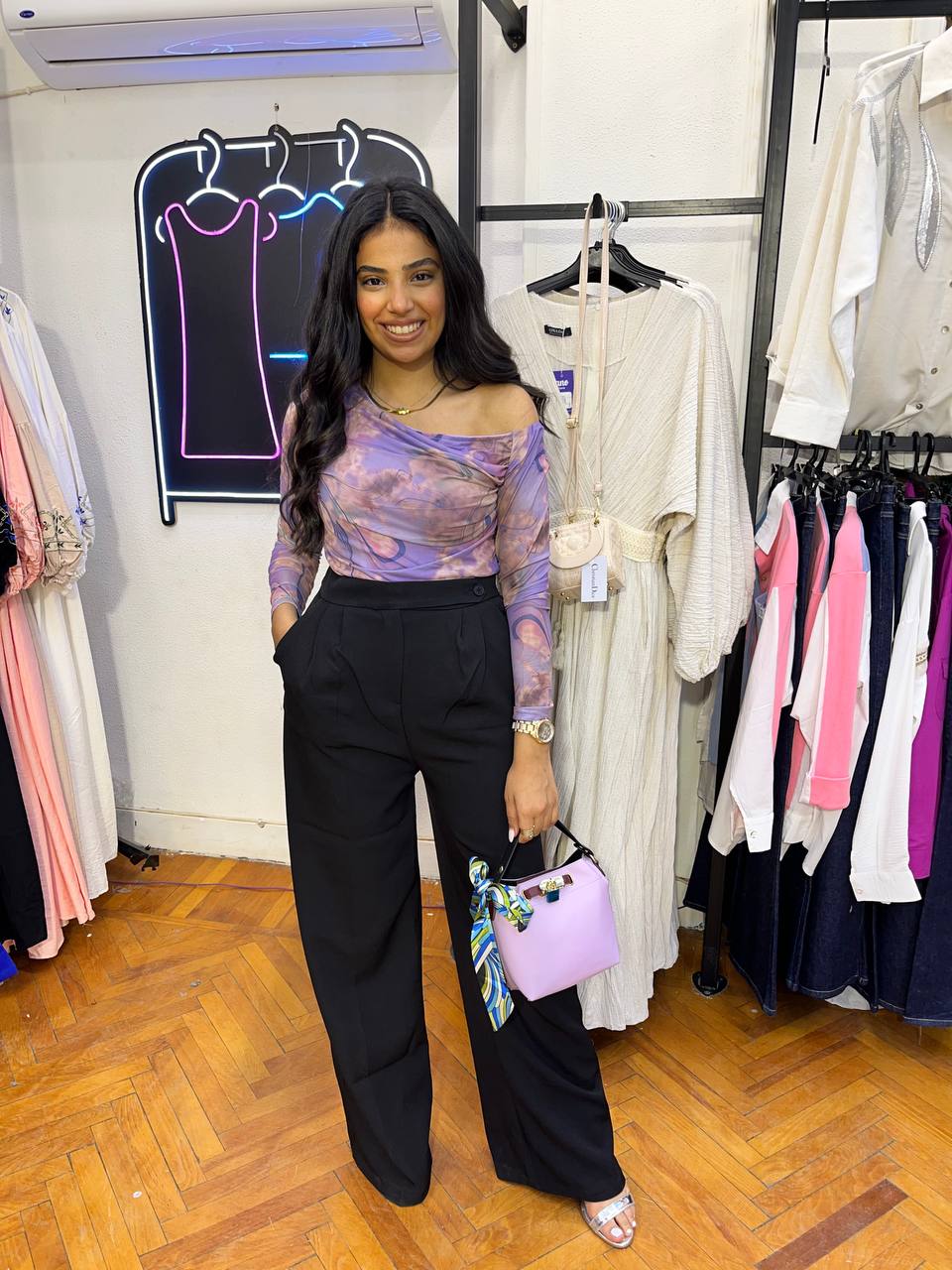 Formal wide-leg pants