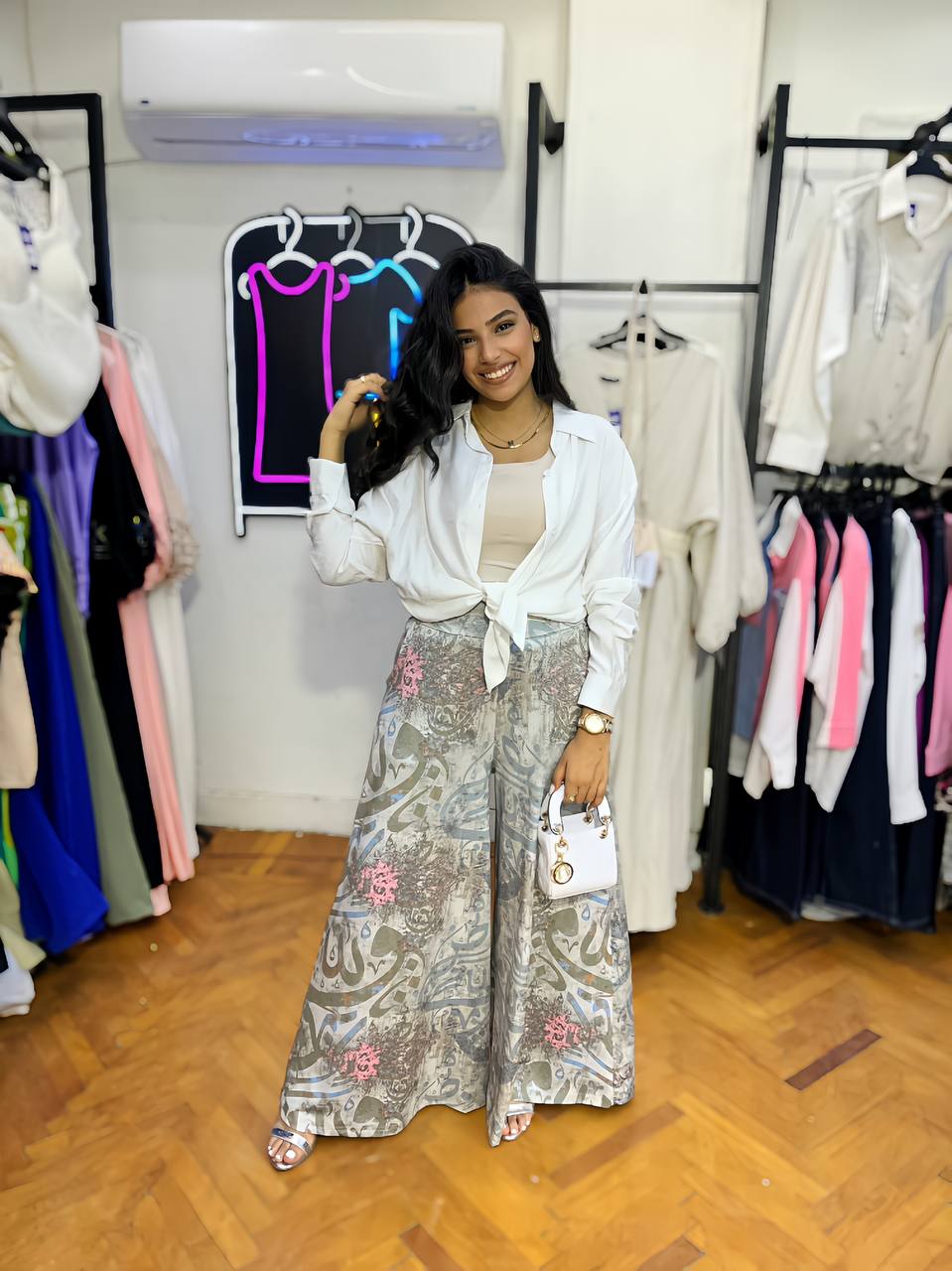 Printed WideLeg pants
