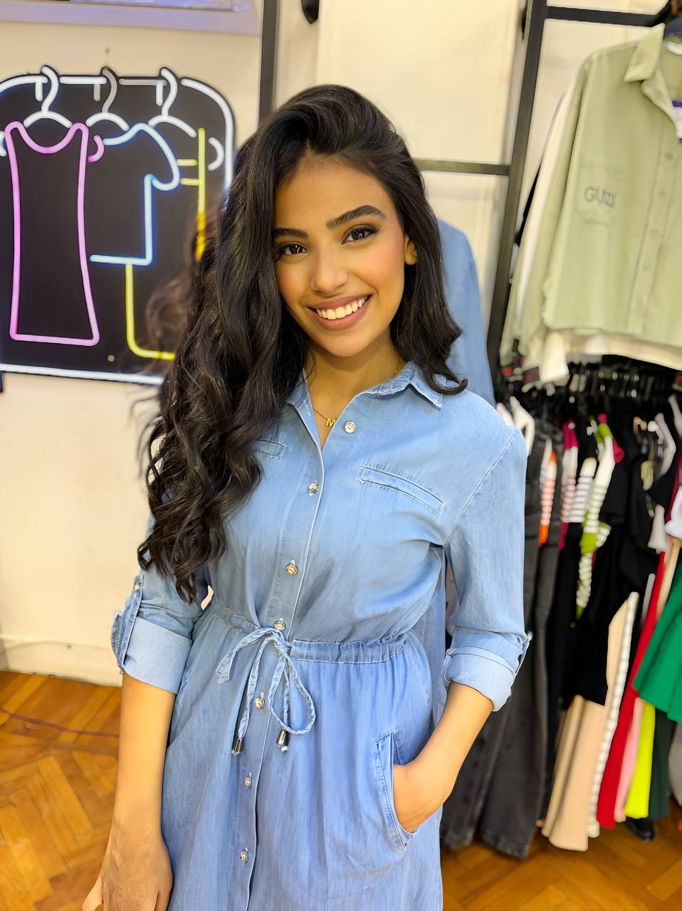 Chic & Trendy Mini Jeans Dress