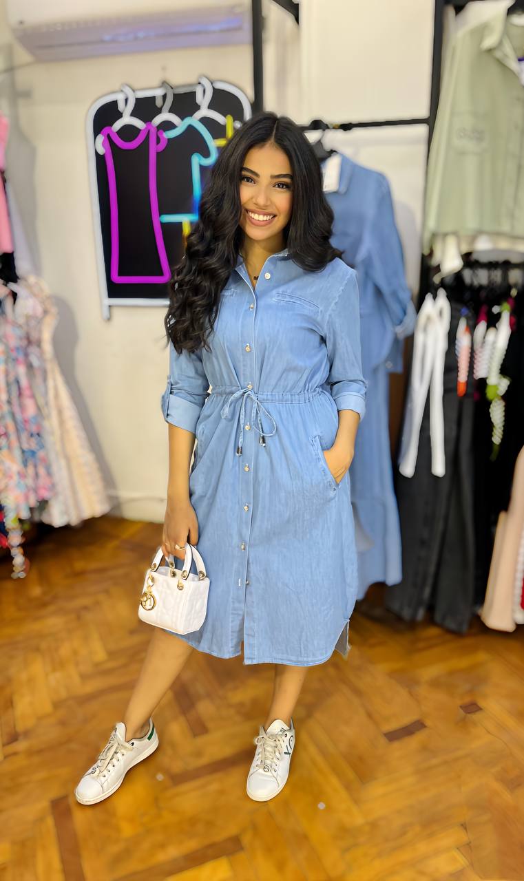 Chic & Trendy Mini Jeans Dress
