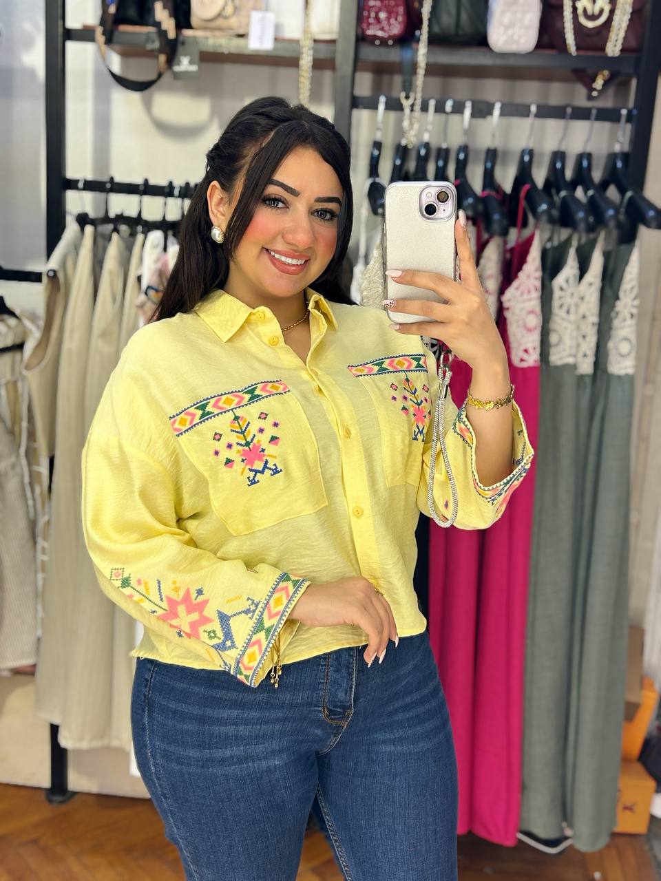 Linen Embroidery Shirt