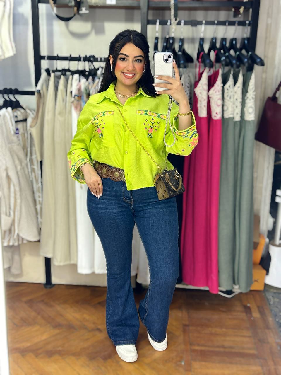 Linen Embroidery Shirt