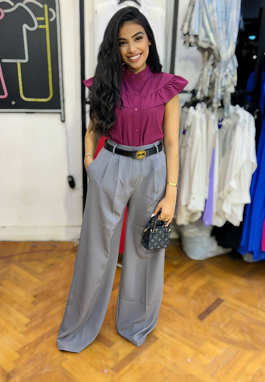 Classic Formal Wide-Leg Pants