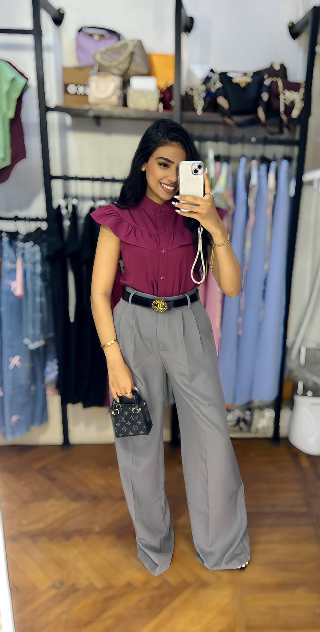 Classic Formal Wide-Leg Pants