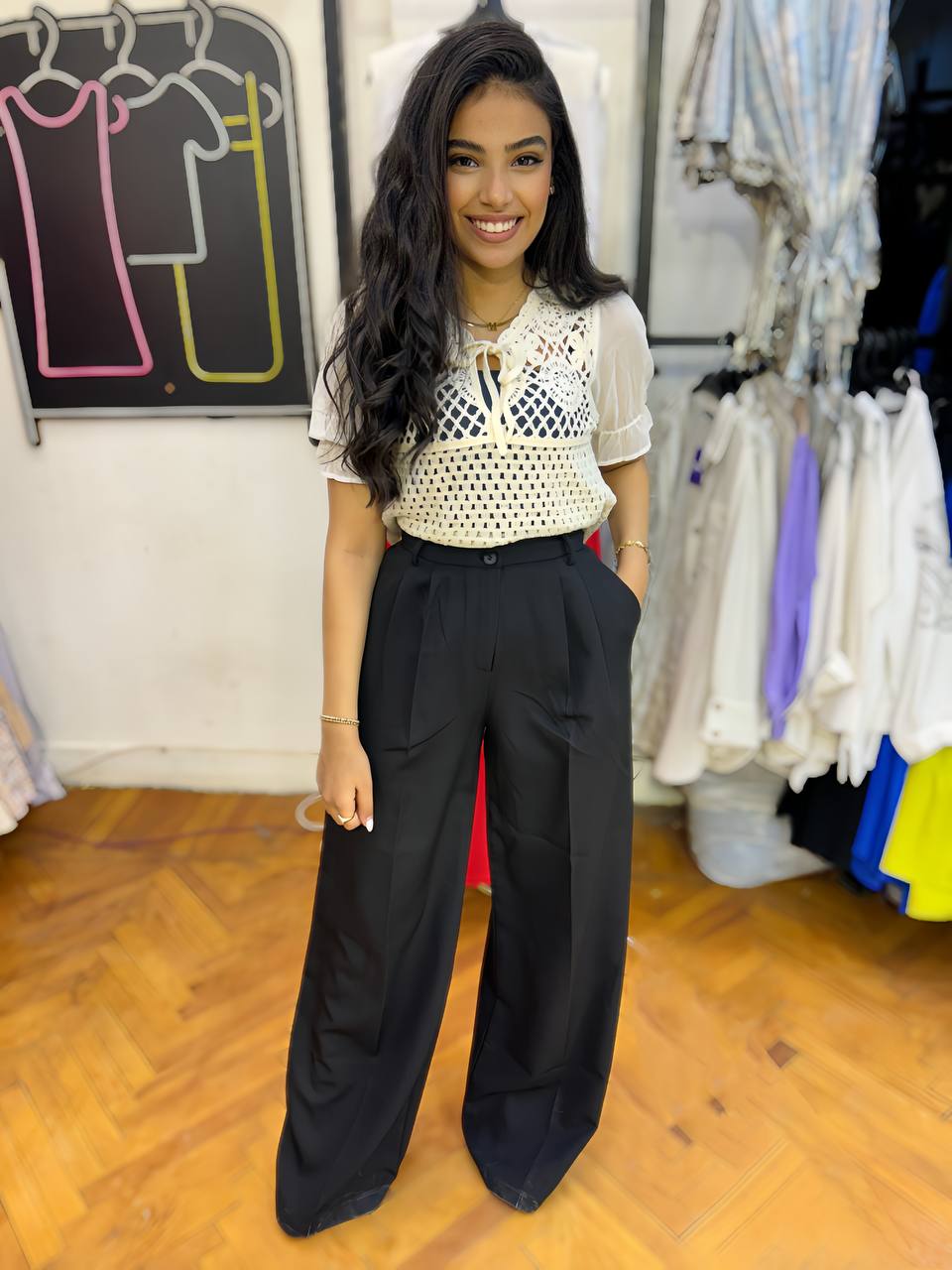 Classic Formal Wide-Leg Pants