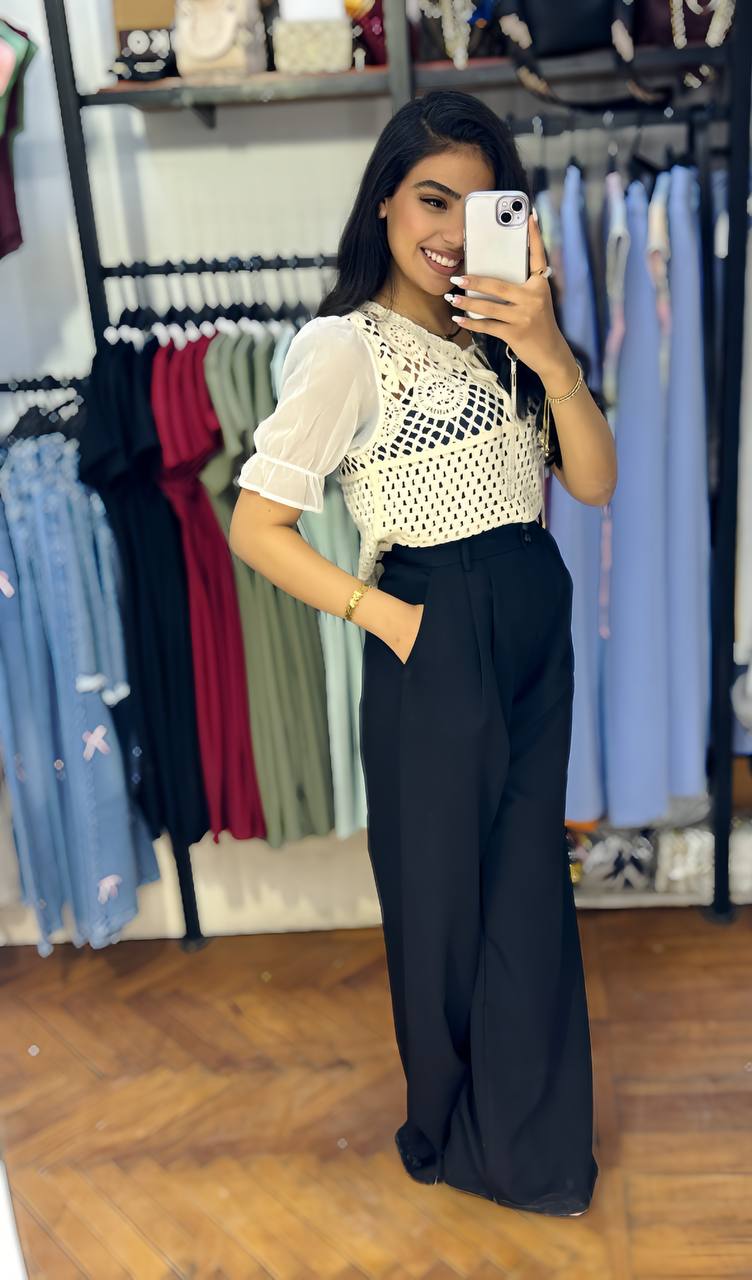Classic Formal Wide-Leg Pants
