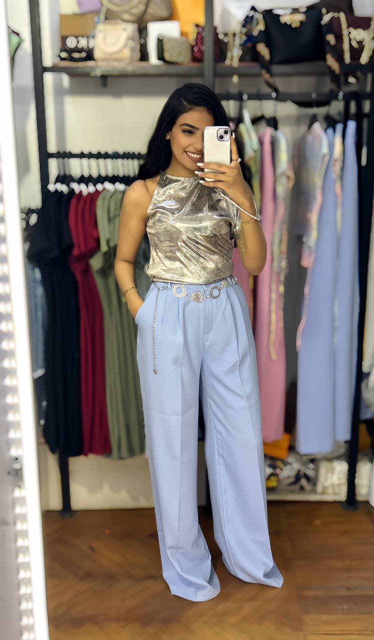 Classic Formal Wide-Leg Pants
