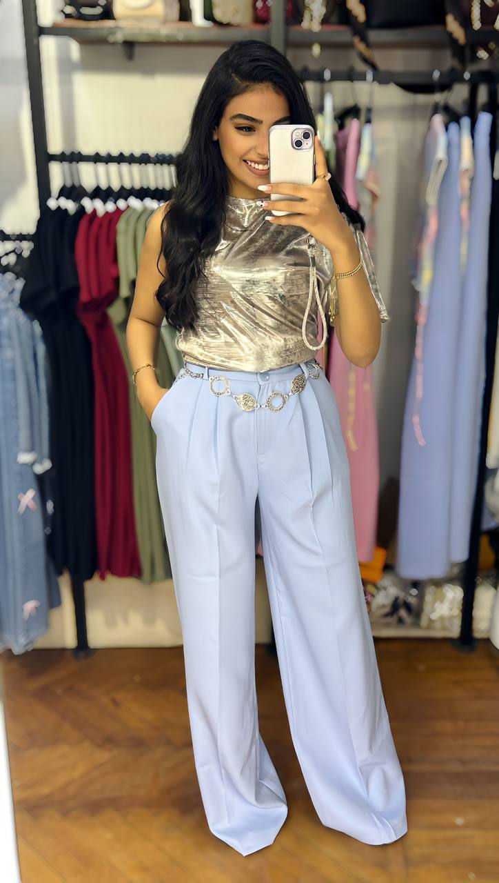 Classic Formal Wide-Leg Pants