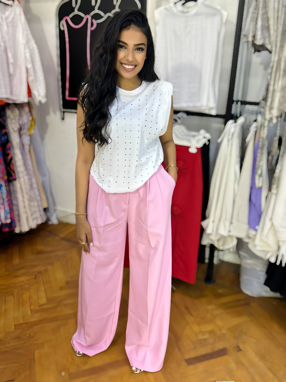 Classic Formal Wide-Leg Pants