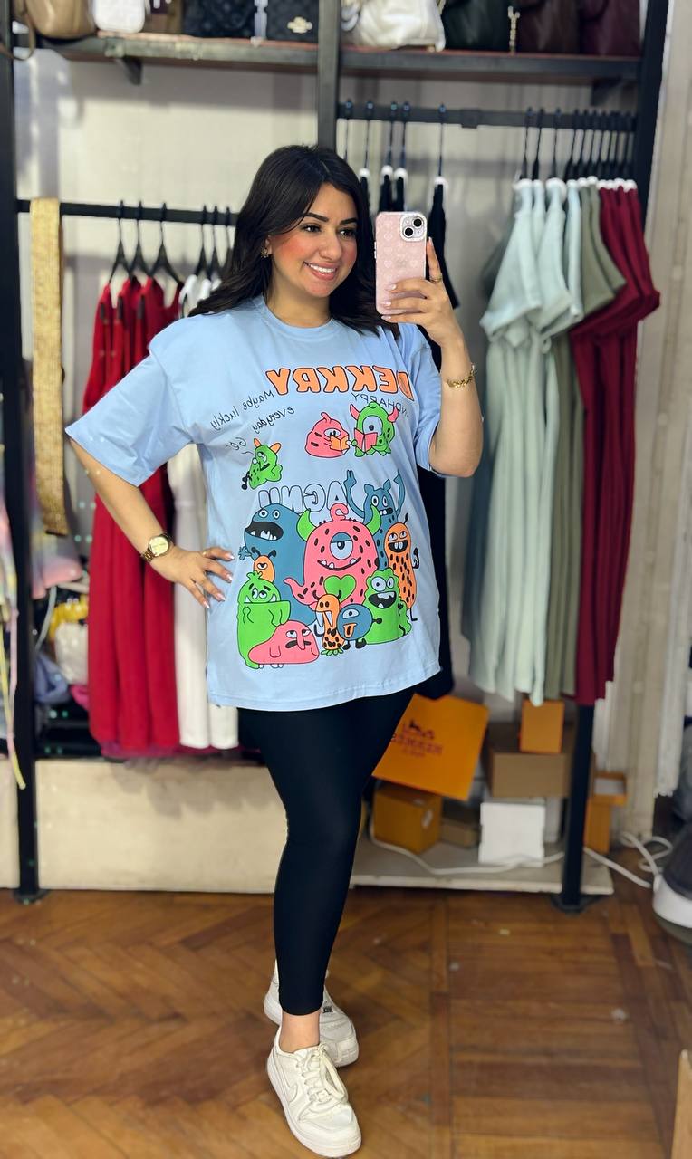 Pop Culture Meets Play: Monster Cartoon T-Shirt