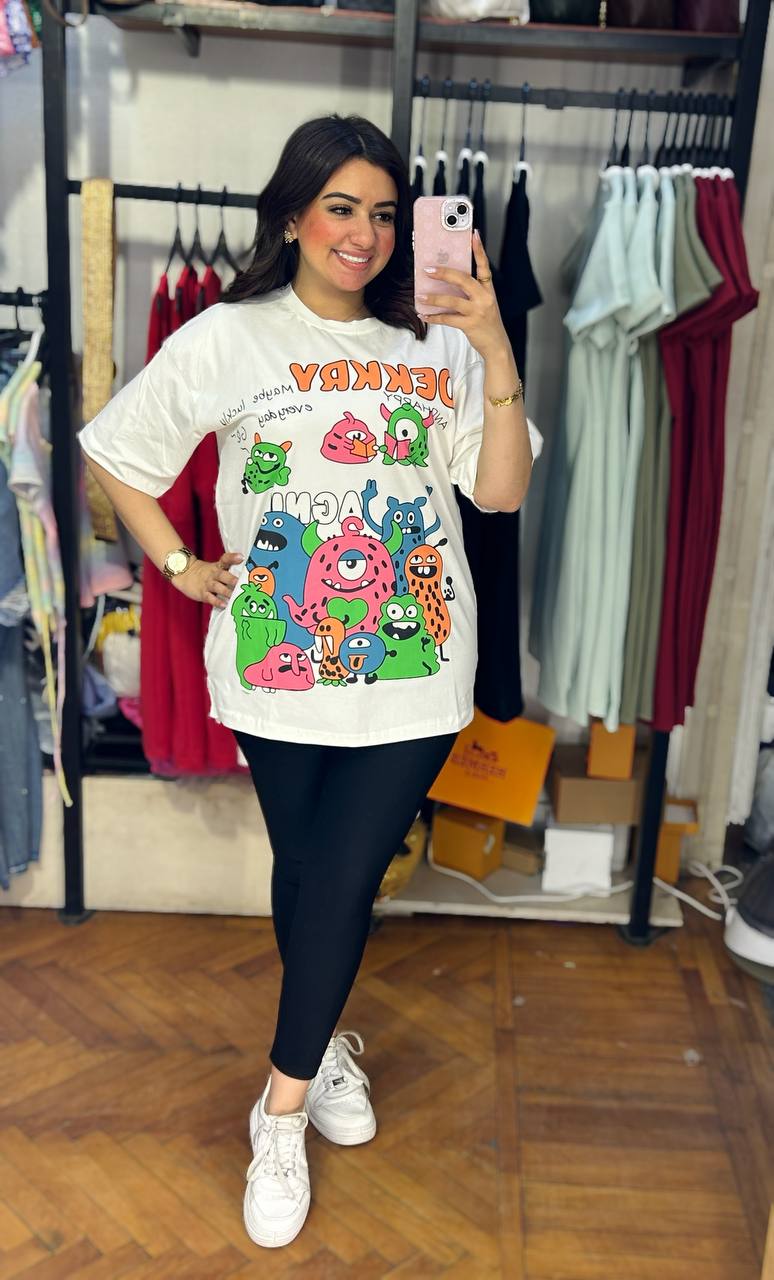 Pop Culture Meets Play: Monster Cartoon T-Shirt