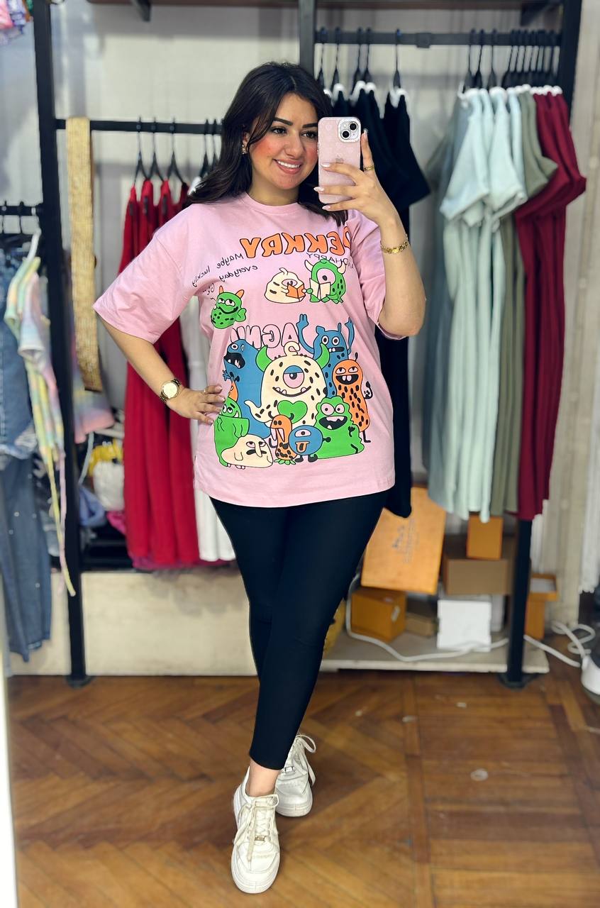 Pop Culture Meets Play: Monster Cartoon T-Shirt