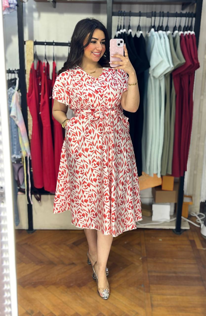 Flirty & Fresh: Printed Mini Dress