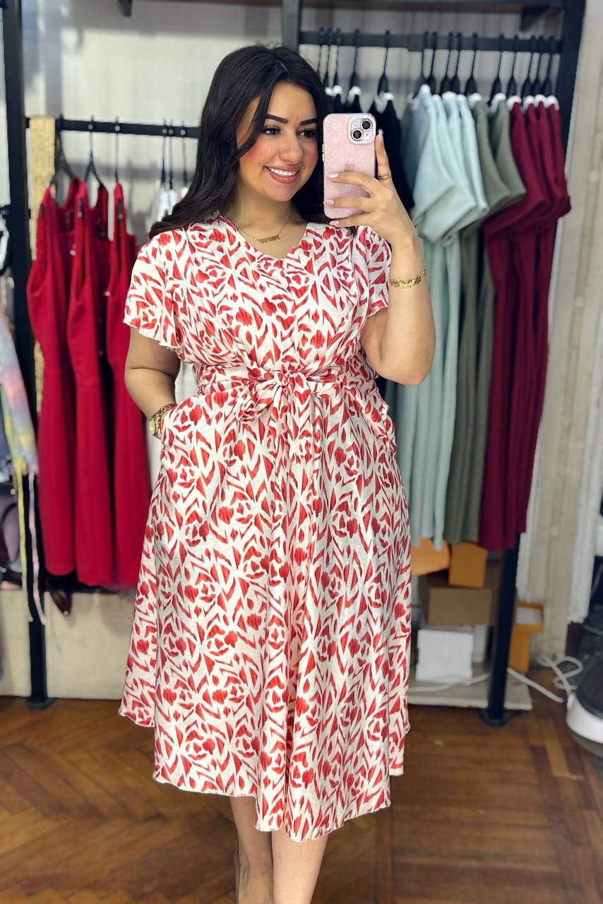 Flirty & Fresh: Printed Mini Dress