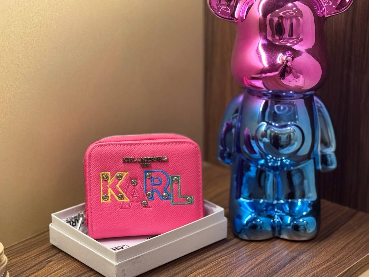 Karl Embroidery wallet ( Mirror )