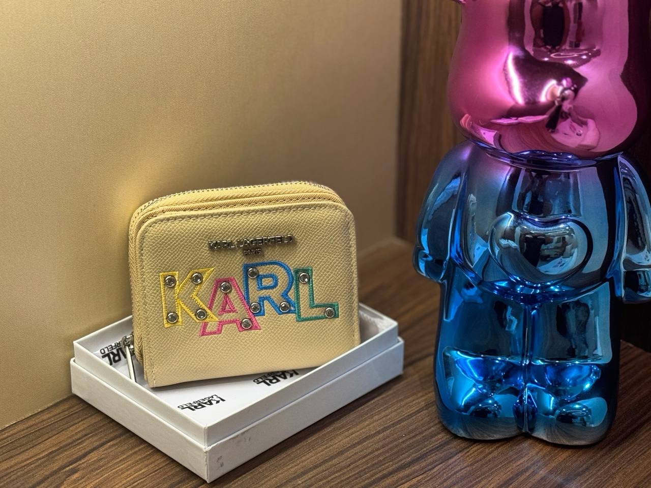 Karl Embroidery wallet ( Mirror )