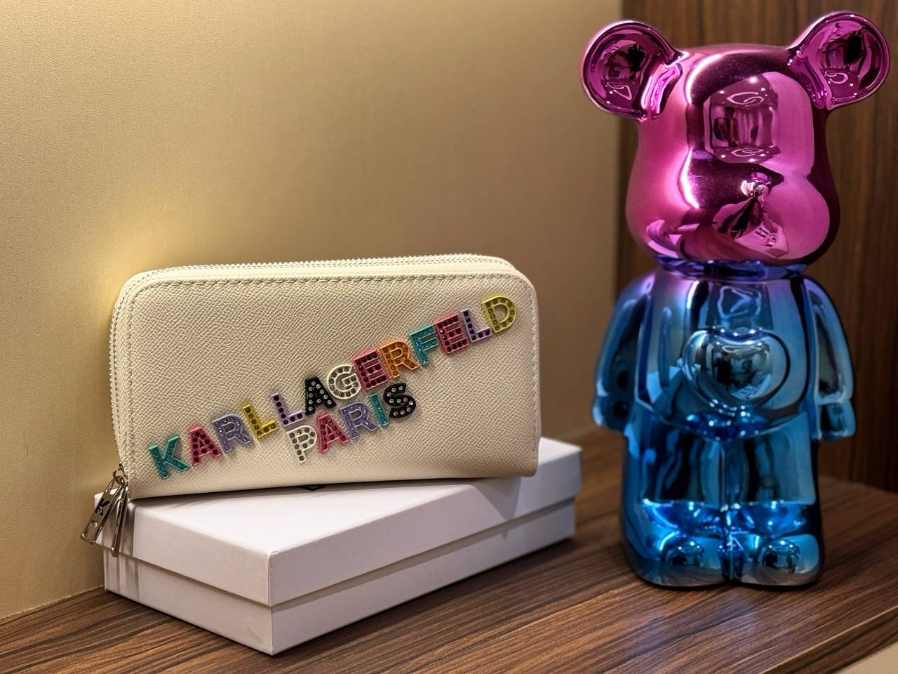 Karl Two Zipper Wallet
