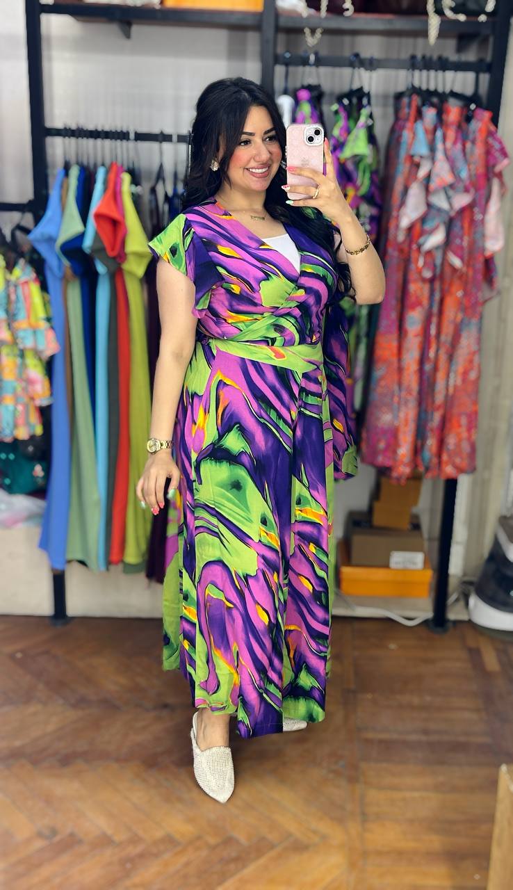 Bold & Bright Printed Two-Piece Set