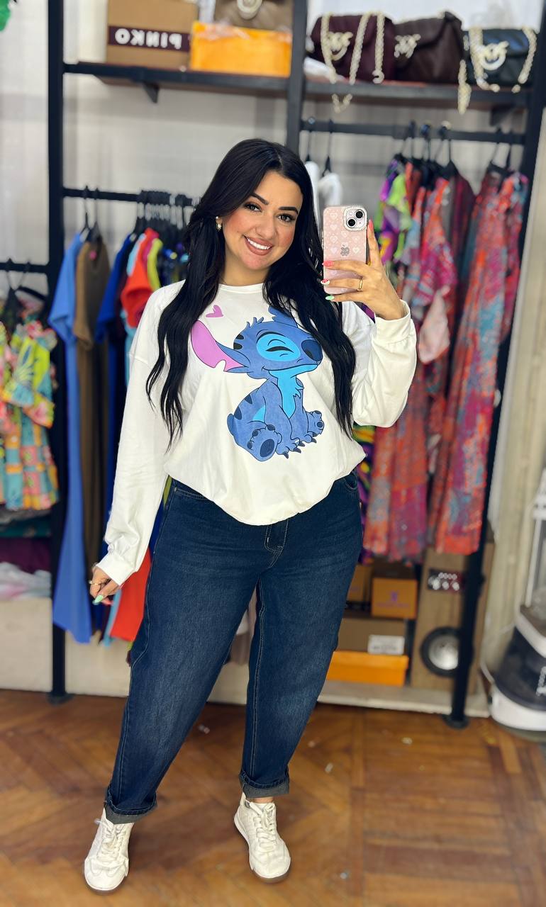 Stitch Draw Long Sleeve T-Shirt