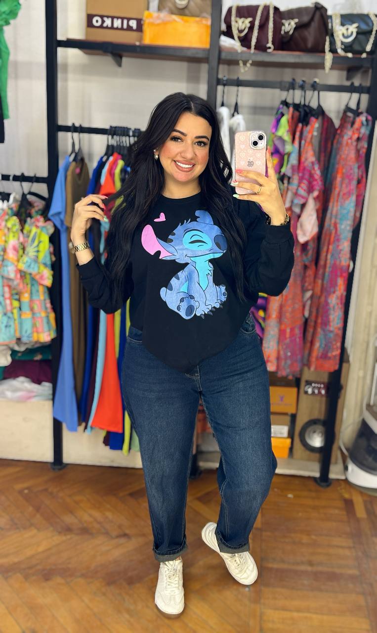 Stitch Draw Long Sleeve T-Shirt