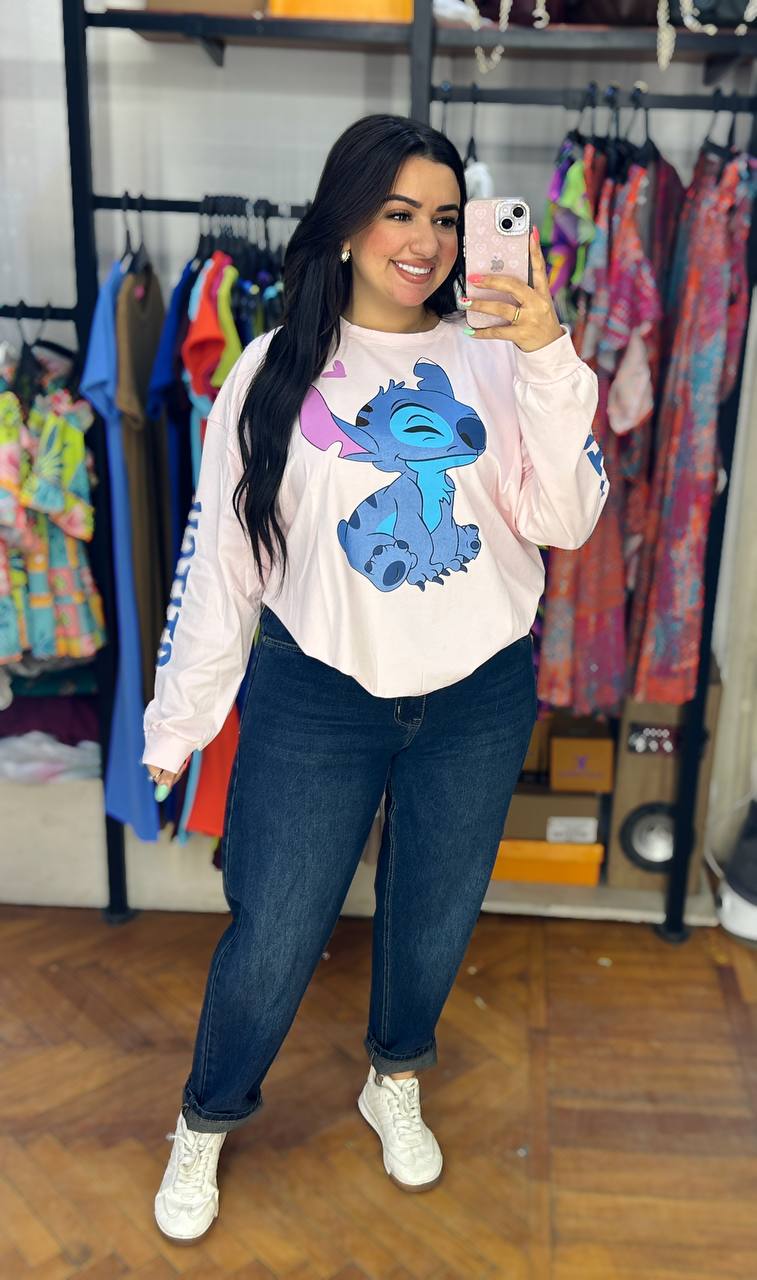 Stitch Draw Long Sleeve T-Shirt