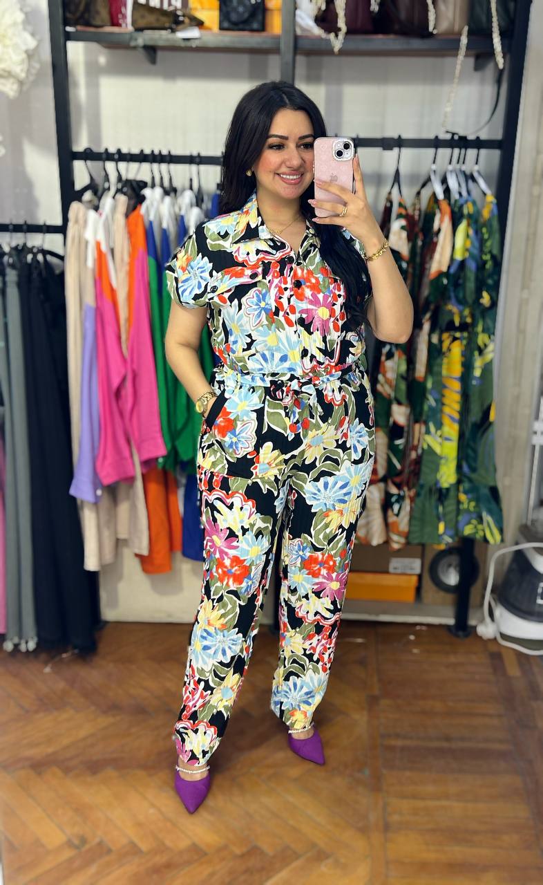 Floral Jumpsuit