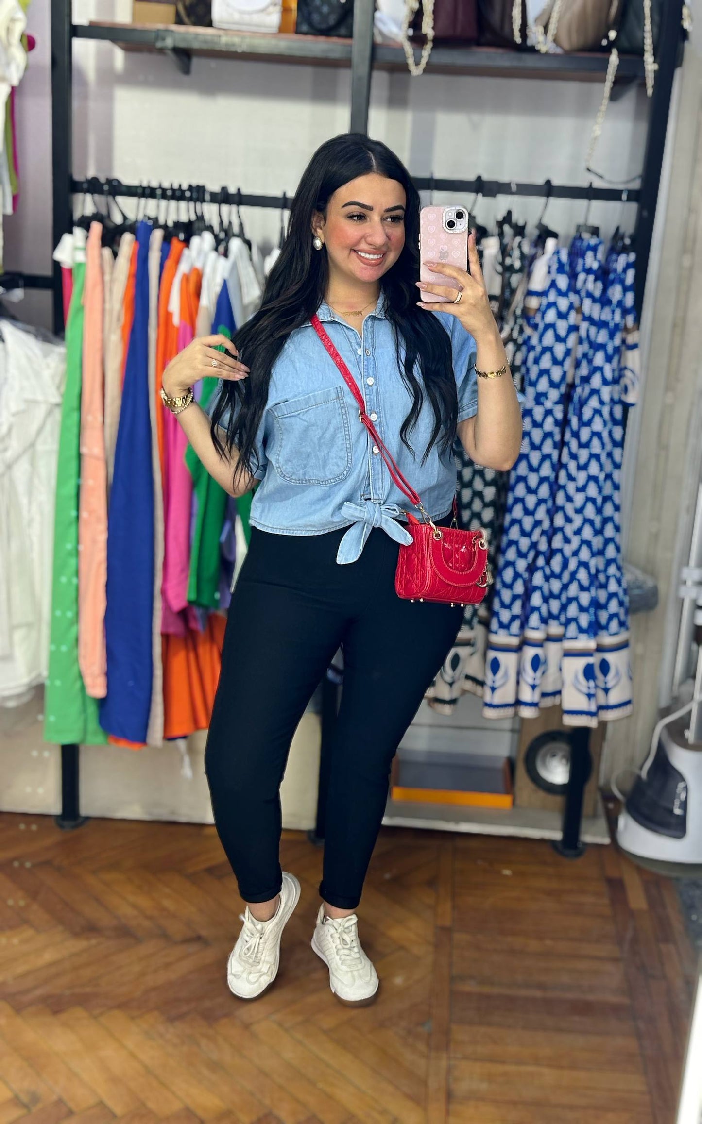 High-Rise Crossover Waist Sports Leggings