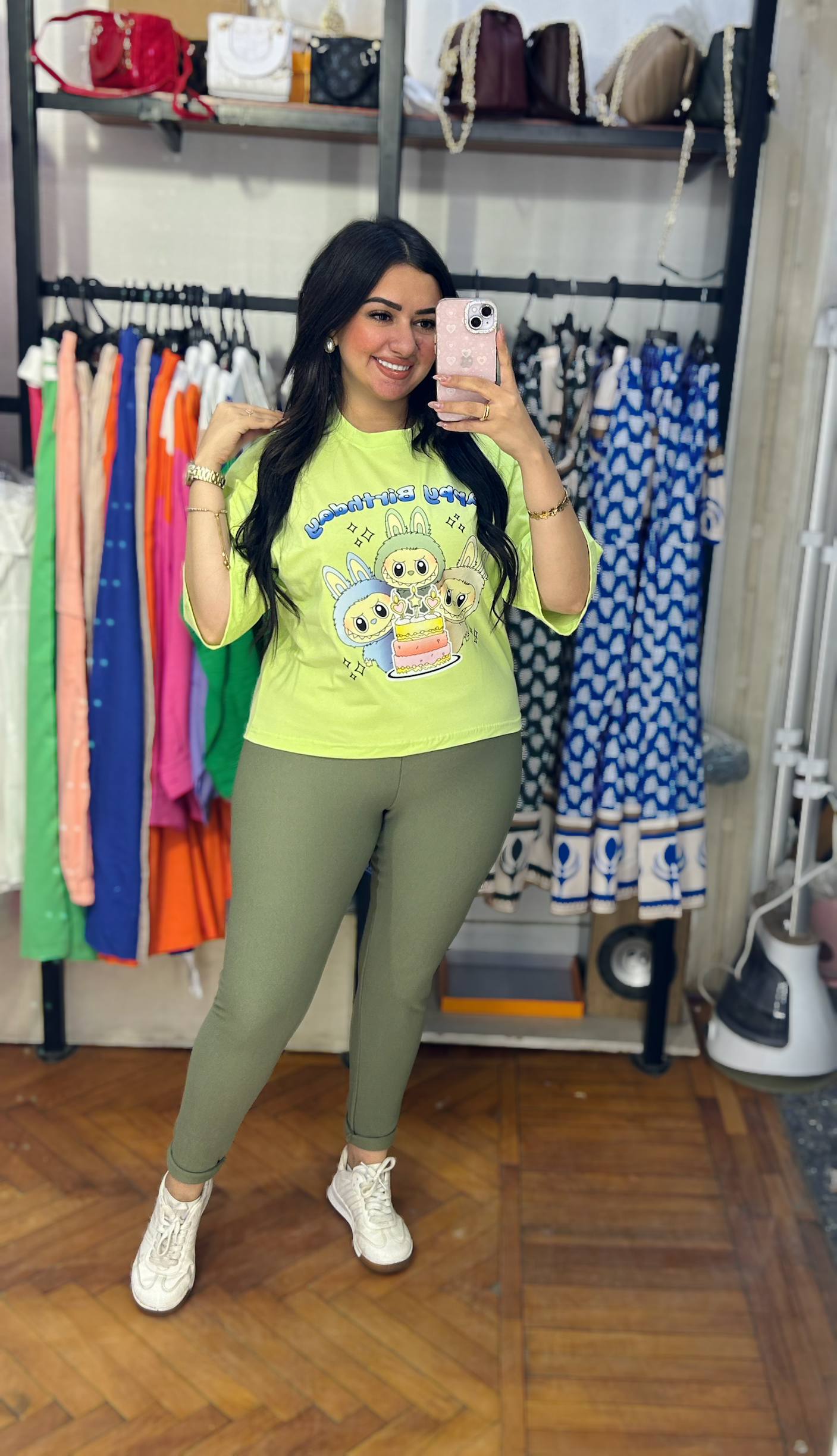 Playful Lapopo Graphic T-Shirt