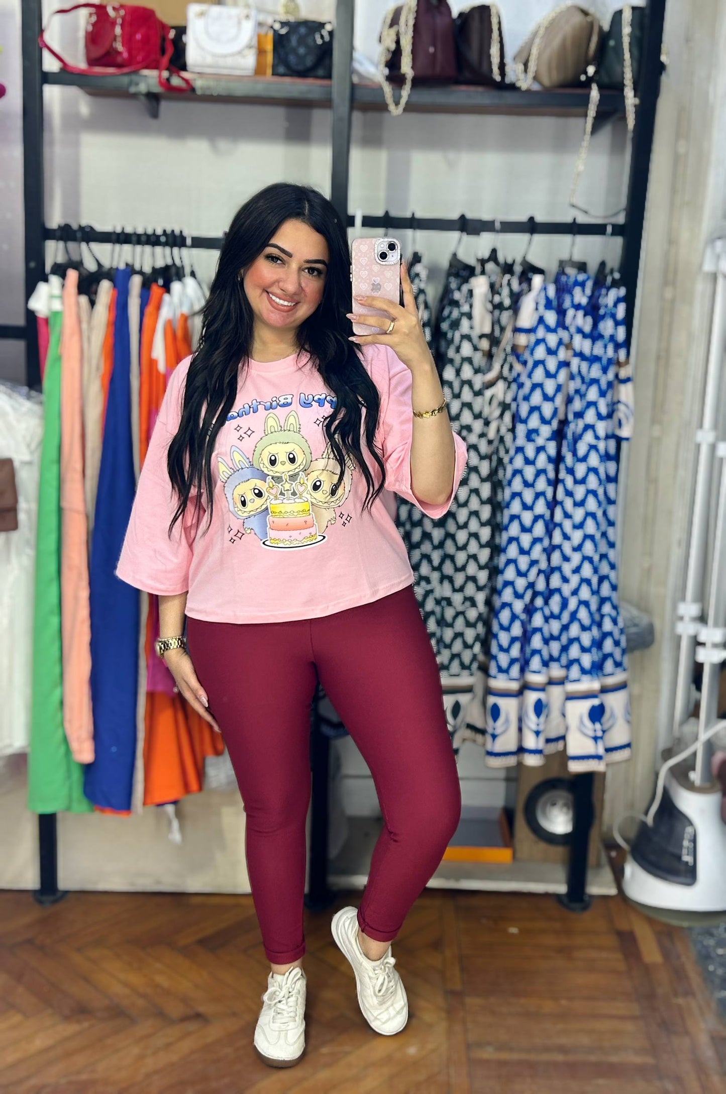 Playful Lapopo Graphic T-Shirt