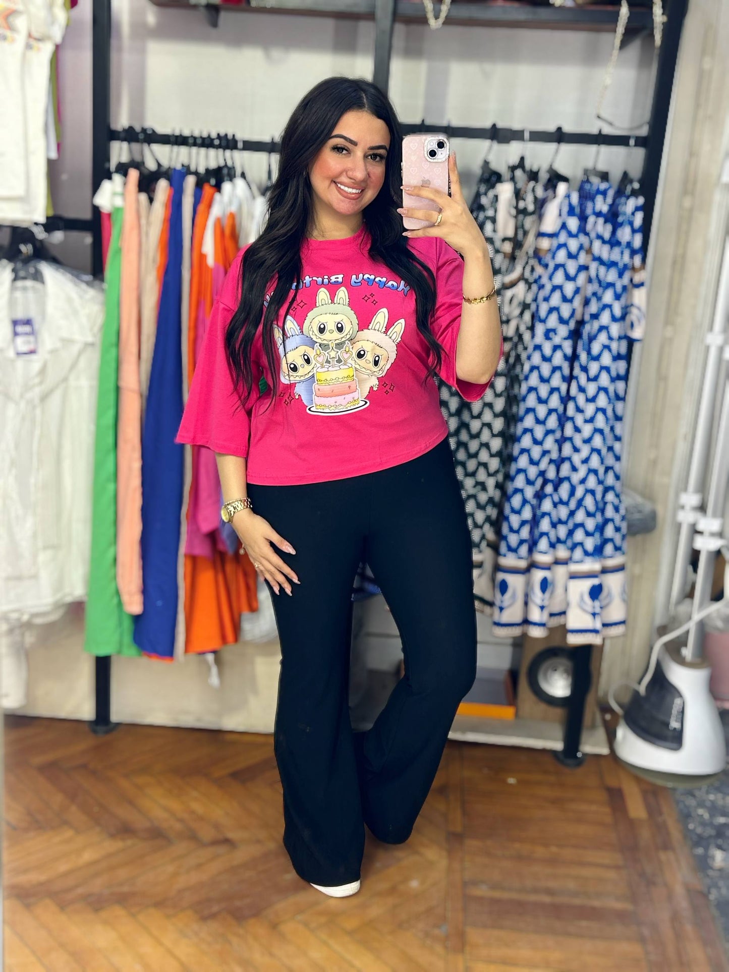 Playful Lapopo Graphic T-Shirt